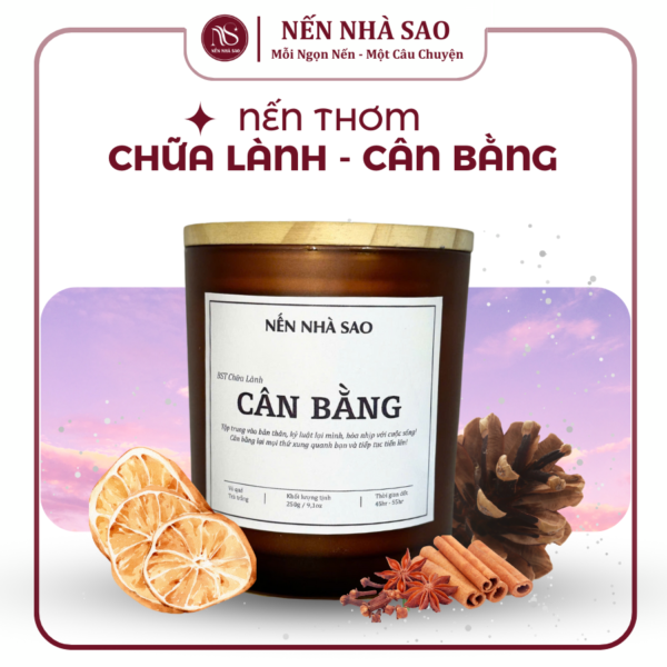 Nến Thơm BST Chữa Lành, Nến Hương Cân Bằng