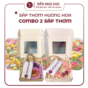 COMBO 2 Sáp Thơm NNS Hoa Khô, Treo ô tô, Tủ Quần Áo