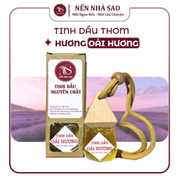 Tinh dầu thơm treo ô tô NNS Oải Hương