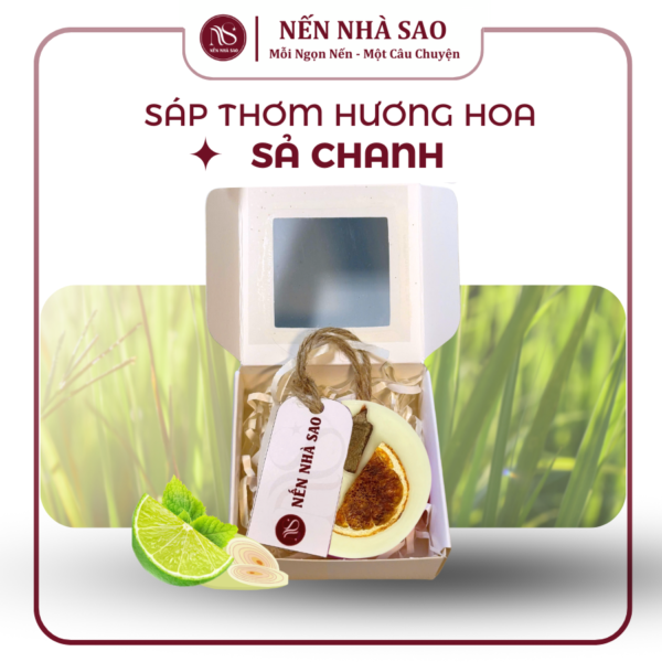 Sáp Thơm Phòng Hoa Khô Hoa NNS Sả Chanh