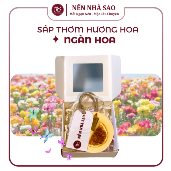 Sáp Thơm Tủ Quần Áo NNS Hương Thơm Ngàn Hoa Tươi Mát