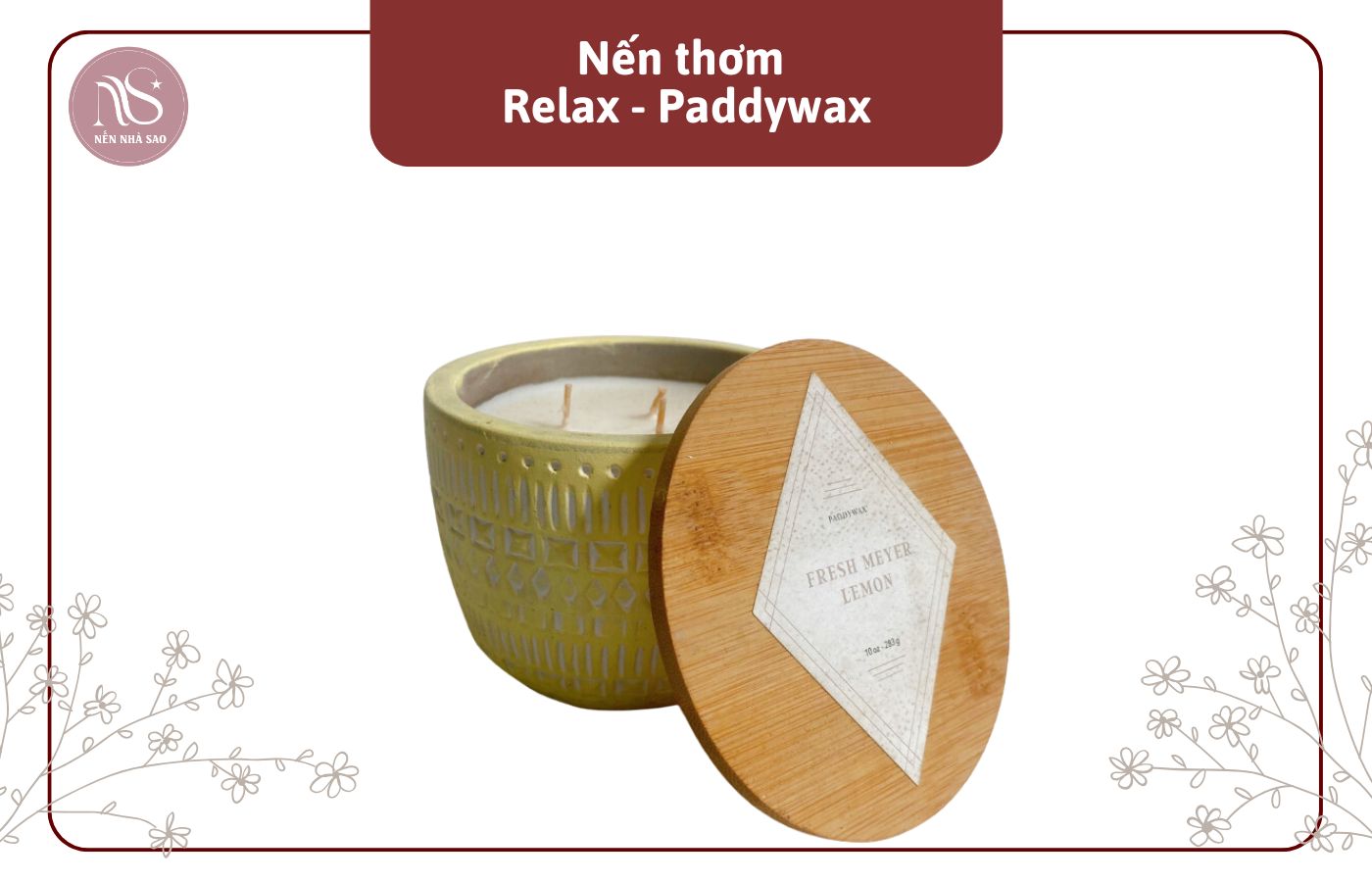 Nến thơm Relax - Paddywax